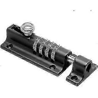 4 Digit Combination Lock - Combination Lock Bolt Combination Lock - Black n--