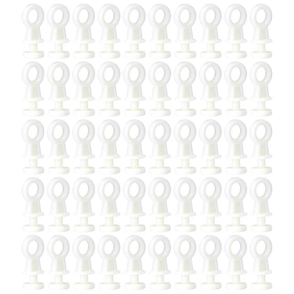Plastic Curtain Rollers Mute Gliding Easy Installation For Windows Bedrooms Curtains 100Pcs