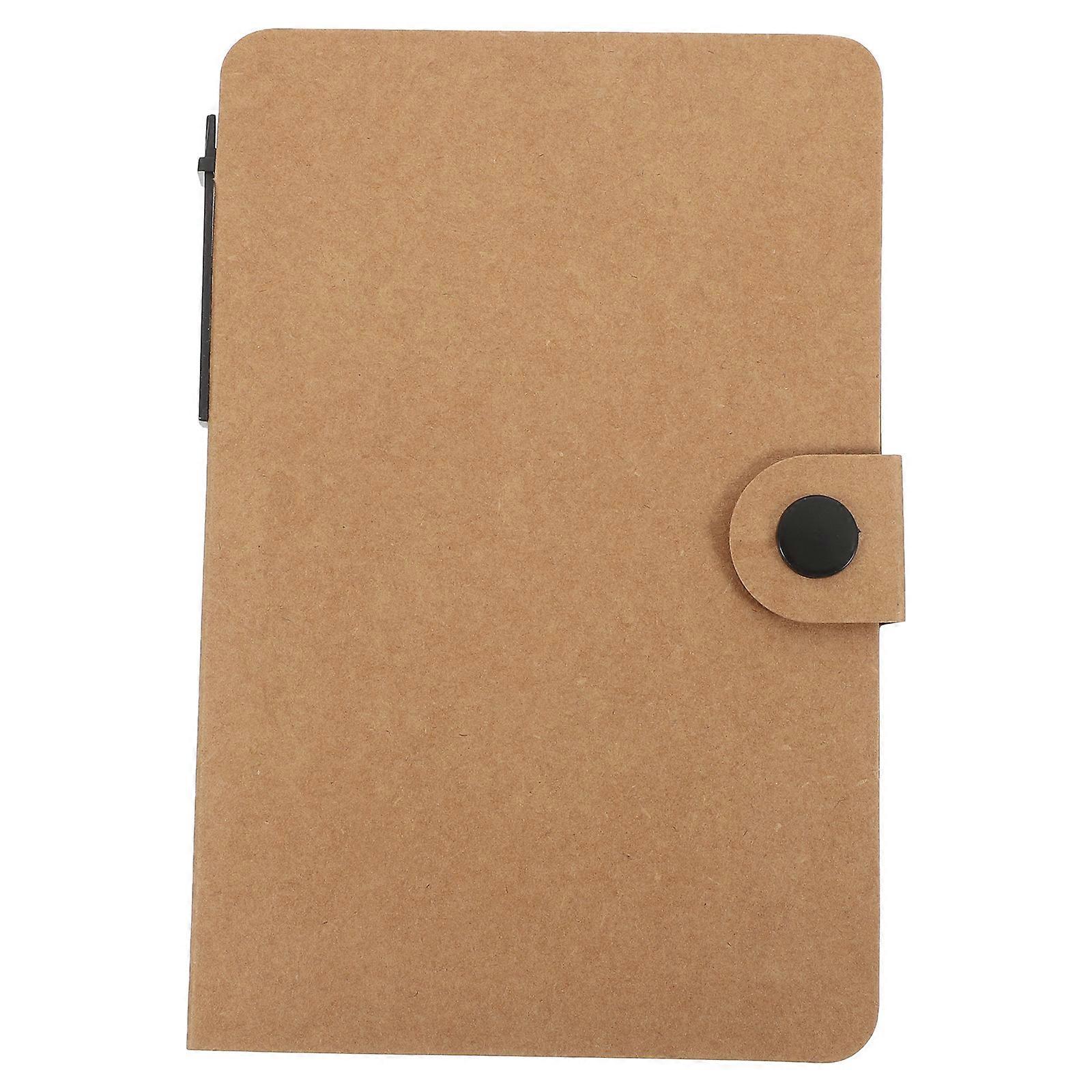 Notebook with Tabs Small Notebook with Pen Holder for School 4Pcs Set