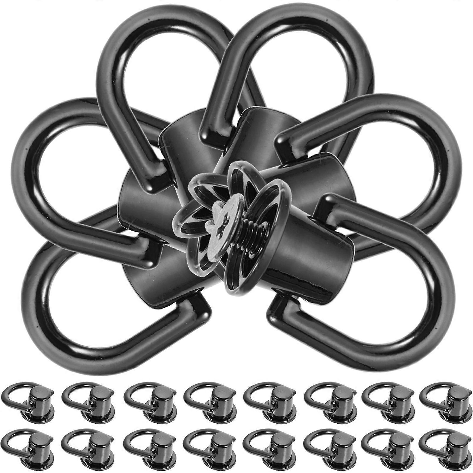 Rivet Studs with D Ring for Decoration 200Sets Bag Hardware Accessories