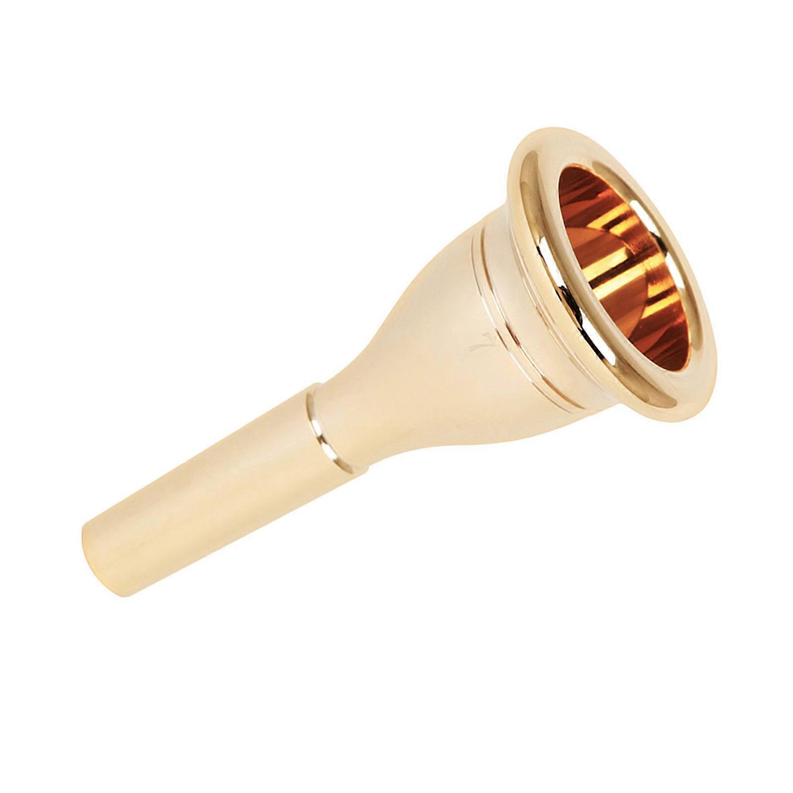 Tuba Brass Mouthpiece Replacement for Instrument Durable 2Pcs Set