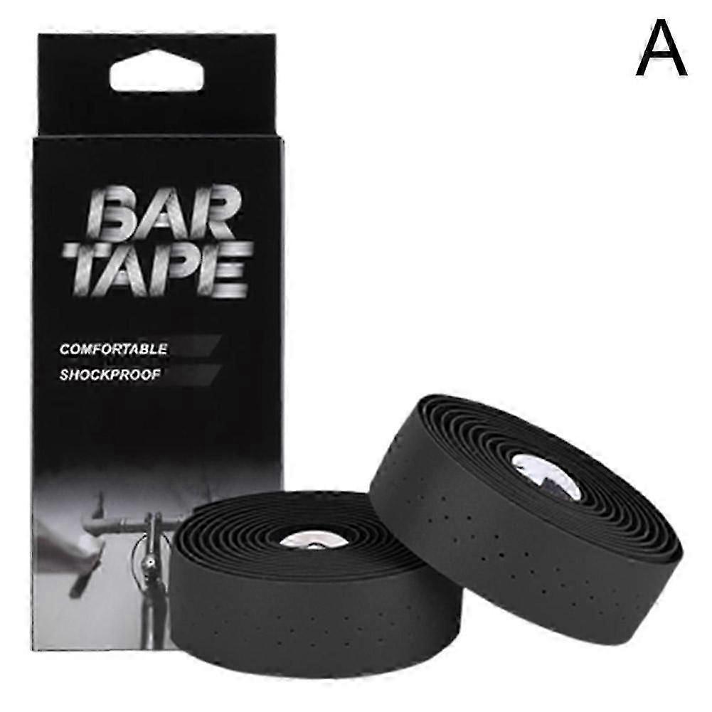 Road Bike Bicycle Handlebar Tape Grip Bar Drop Wrap Soft Leather PU Breathable