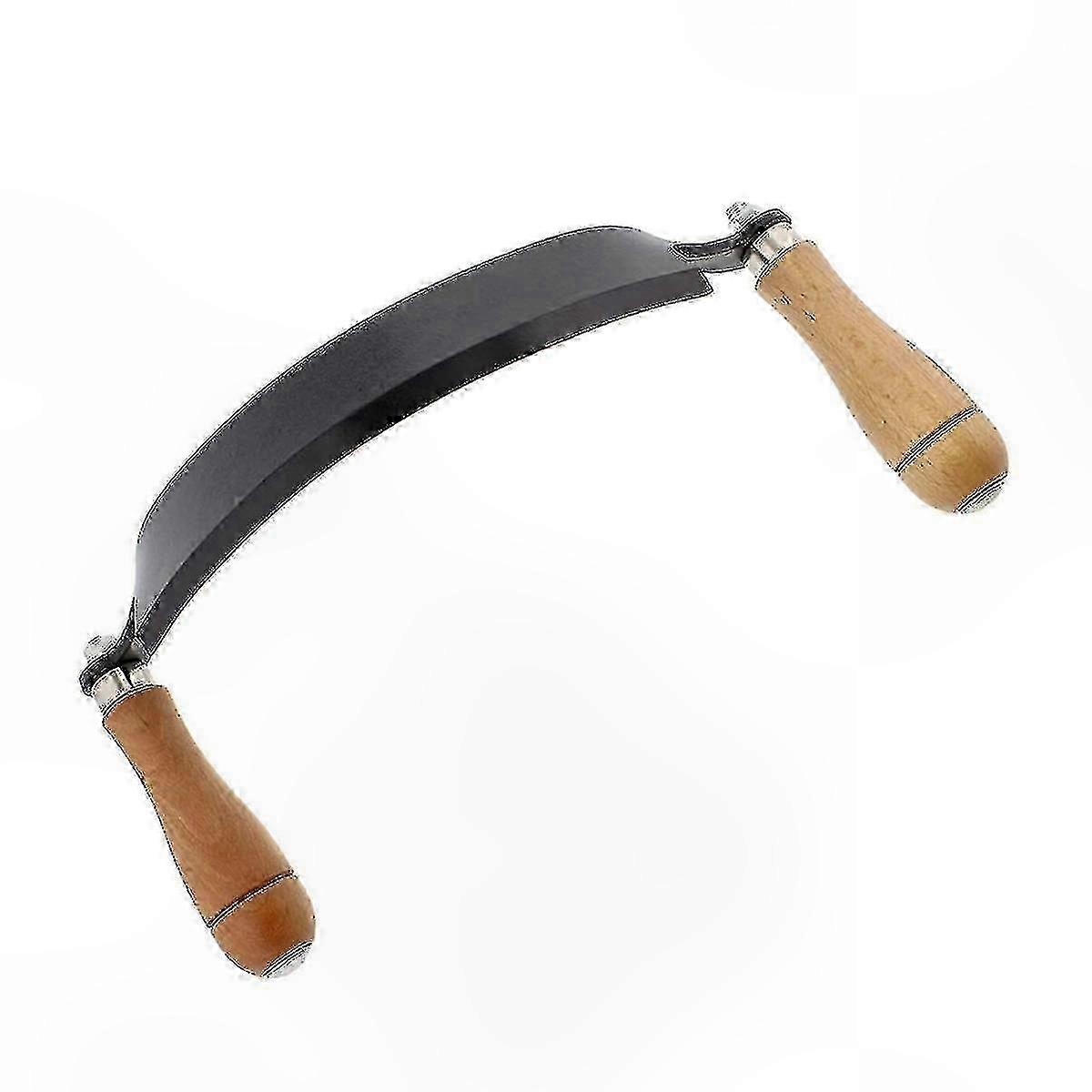 8-inch Curved Draw Shave Tool for Woodworking and Debarking Handcrafted Projects