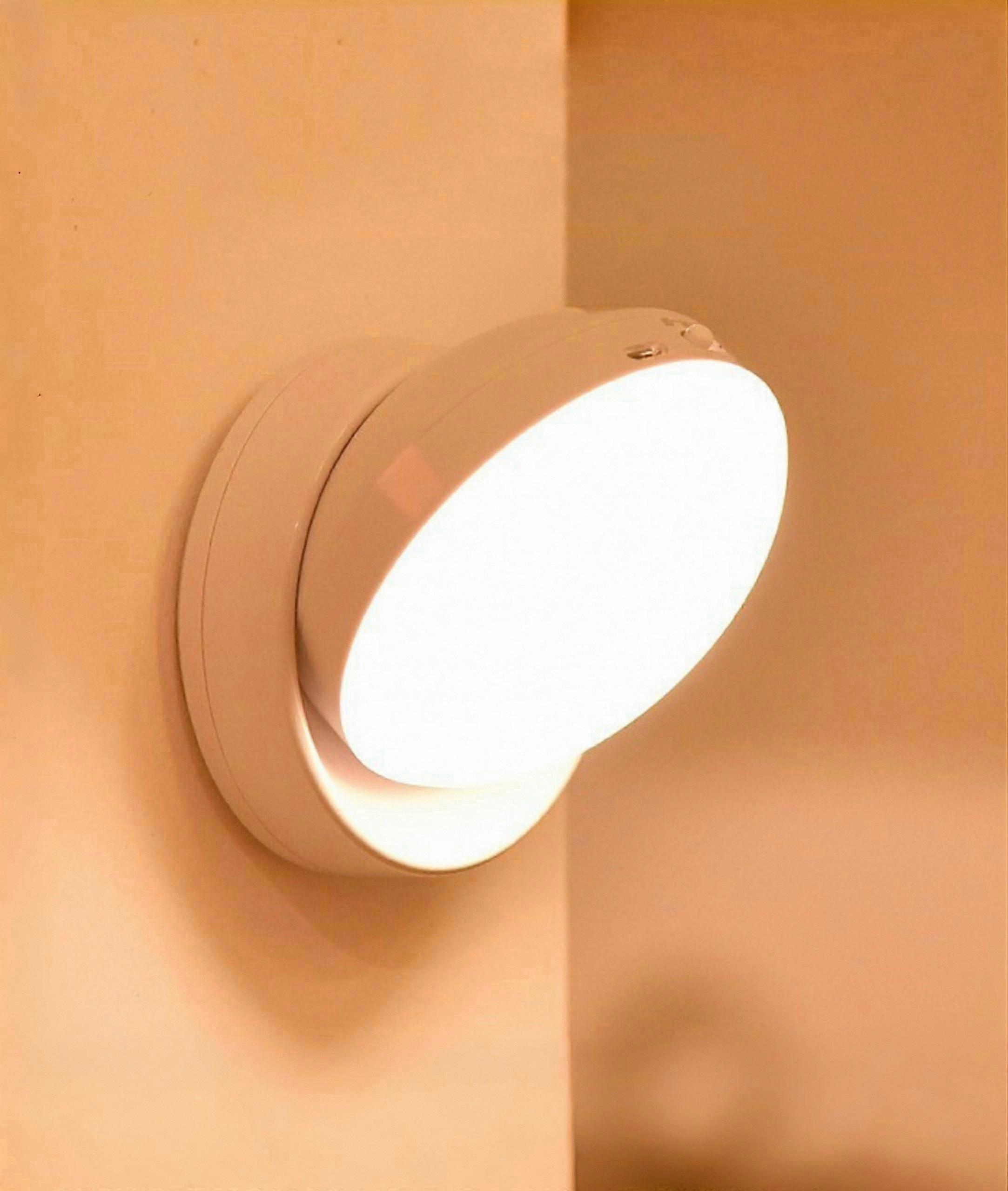 2025 Stick-On Night Light, Rechargeable Motion Sensor LED Light, 360° Rotating