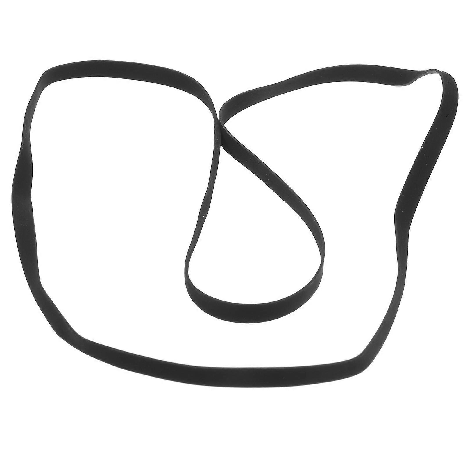 Rubber Cassette Recorder Belt for Maintenance Replacement 4Pcs Set Black