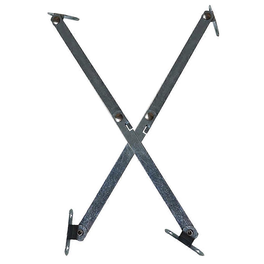 Silver Floor Mirror Brackets Lid Support Folding Hinge for Connecting 2Pairs