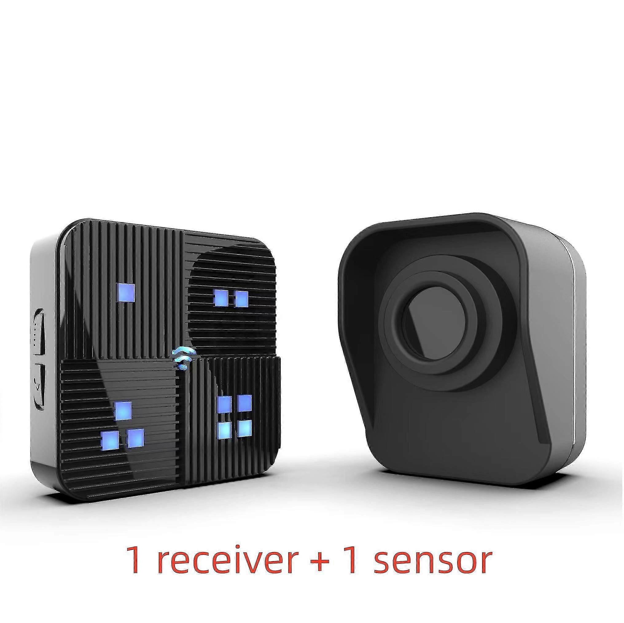 Alarm příjezdové cesty 800m bezdrátový snímač pohybu odolný vůči povětrnostním vlivům a detektor a monitor a ochrana venkovního / vnitřního majetku