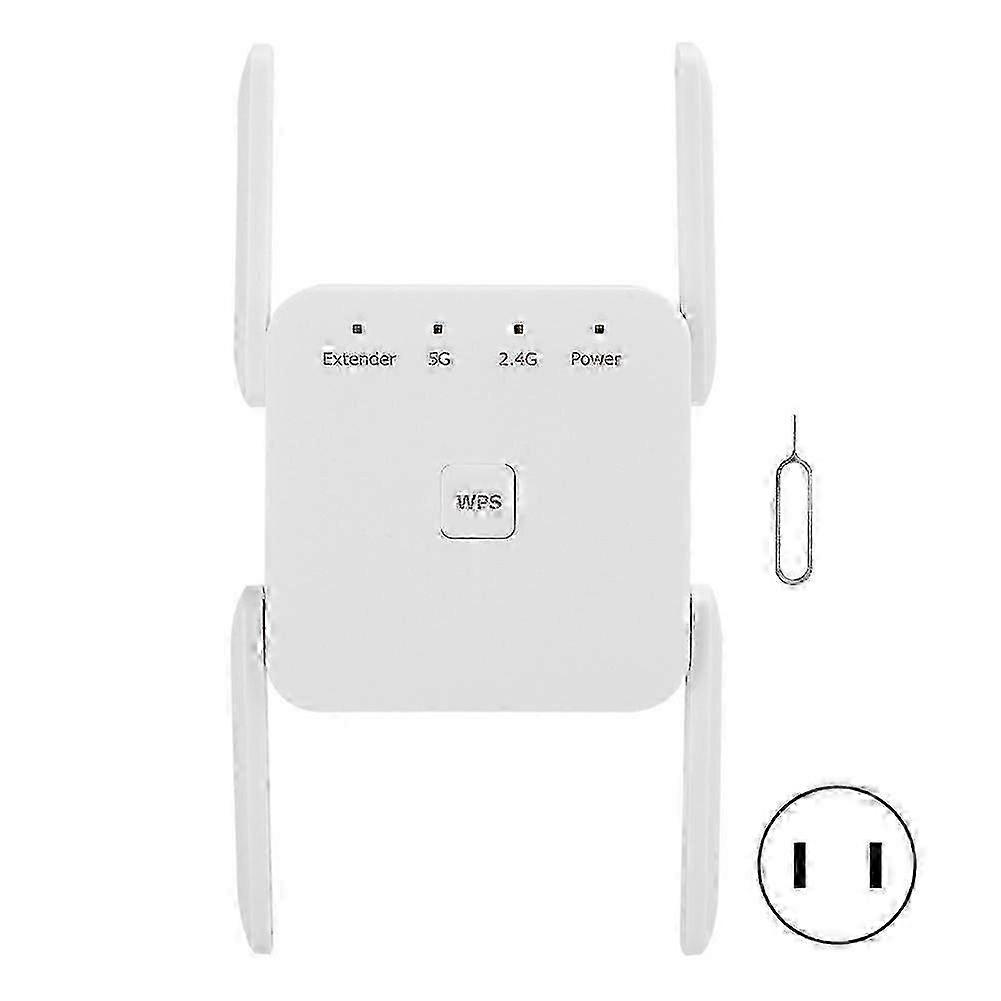 Wifi Range Extender Network Port Wall Plug Wireless Relay 1200m Dual Frequency 100?240vus Plug 26s