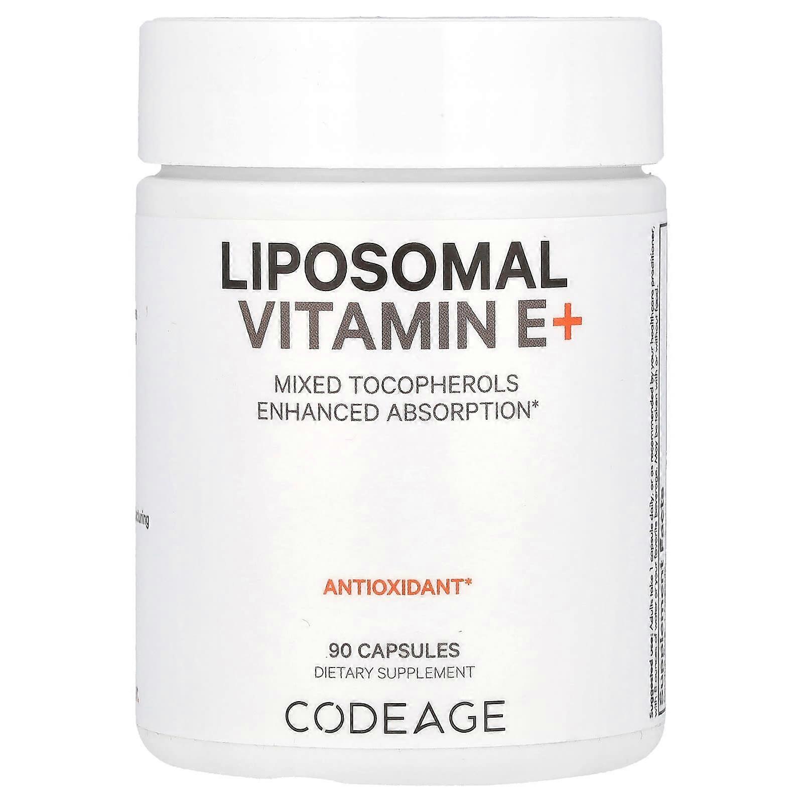 Liposomal Vitamin E+, 90 Capsules
