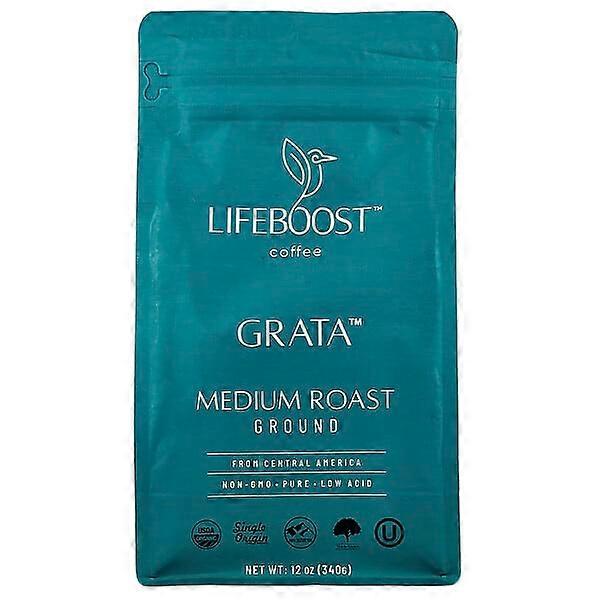 Lifeboost, Coffee, GrataÃÂÃÂ¢ÃÂÃÂÃÂÃÂ¢, Ground, Medium Roast, 12 oz (340 g)