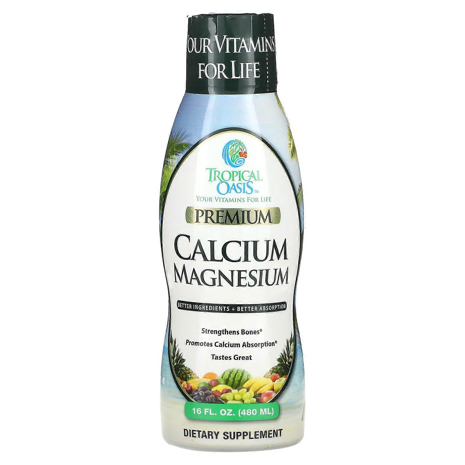 Premium Calcium Magnesium, 16 fl oz (480 ml)