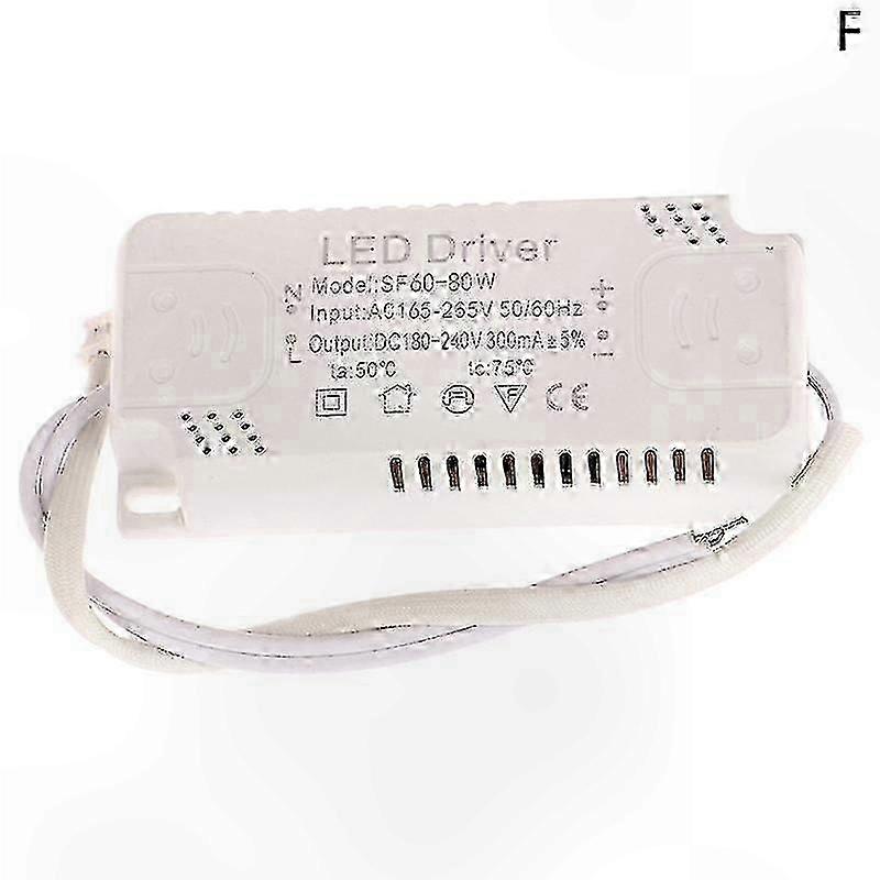Constant Current LED Driver, 300mA Output, 8-80W Range, Compliant with EU Standards