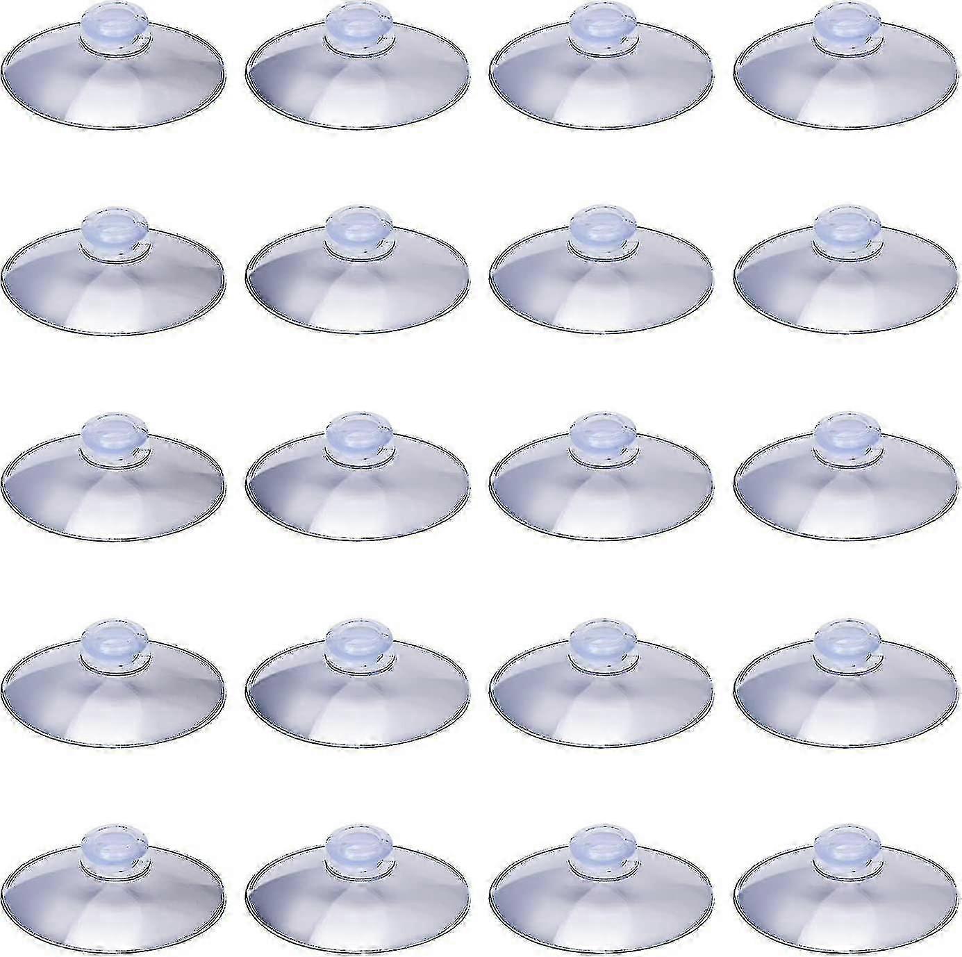 2025 Clear Plastic Suction Cup Without Hooks Kitchen Suction Cup, 20mm30pcs