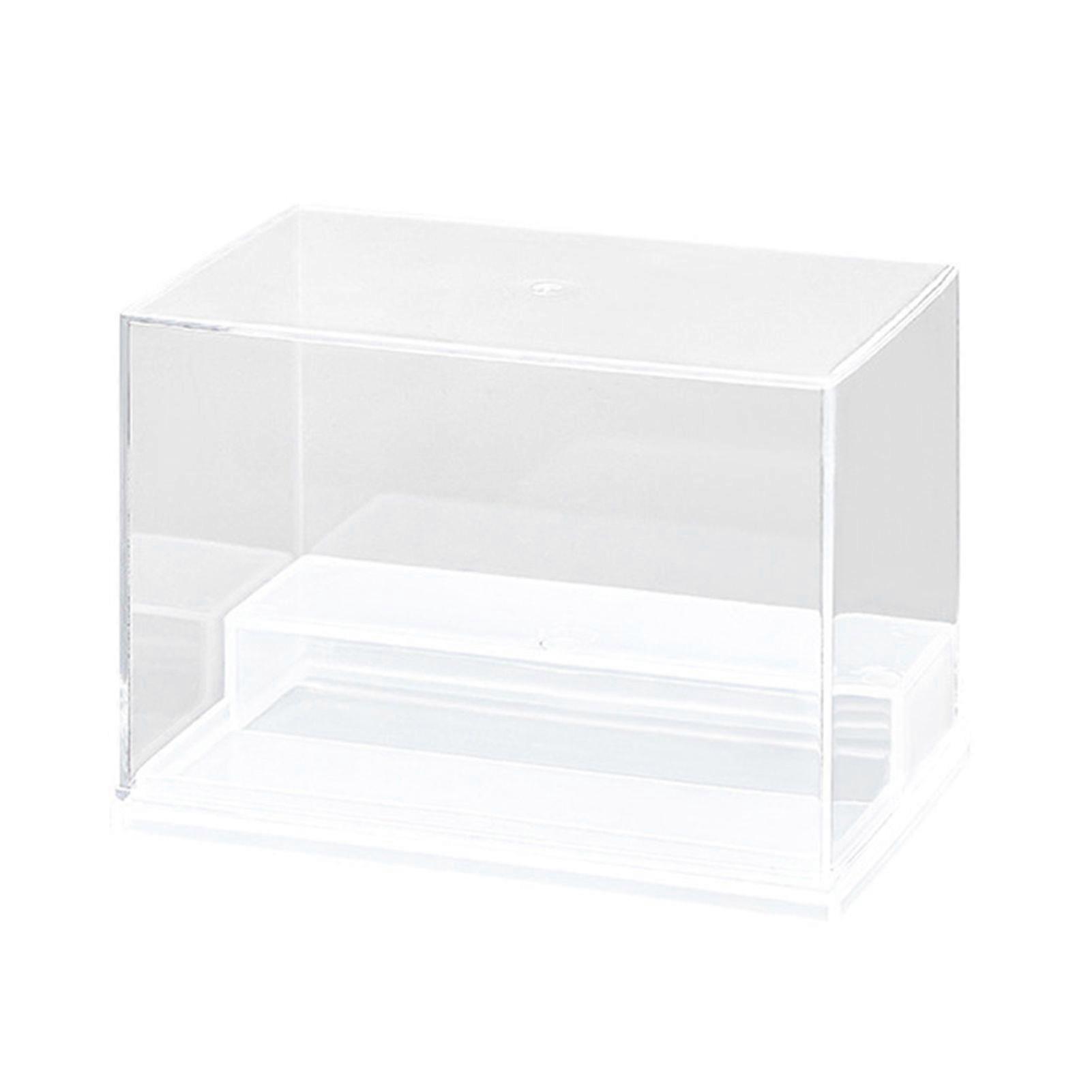 Storage Display Stand Mini Statue Organizer Transparent Design Dustproof Stackable Display Cabinet Storage Box