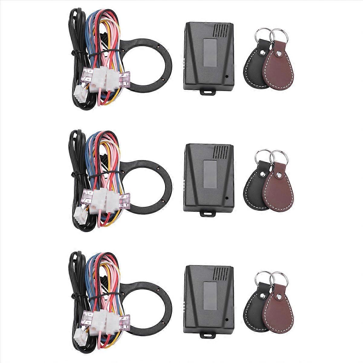 Smart Car Engine Push Start Stop Button Rfid Lock Ignition Keyless