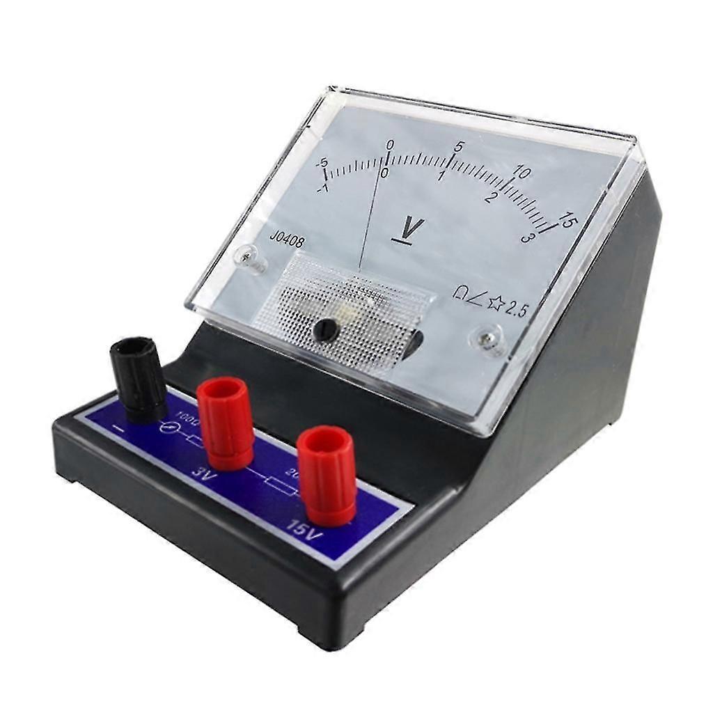 DC Voltmeter Analog Panel Voltage Meter Mechanical Pointer Type -5-15V