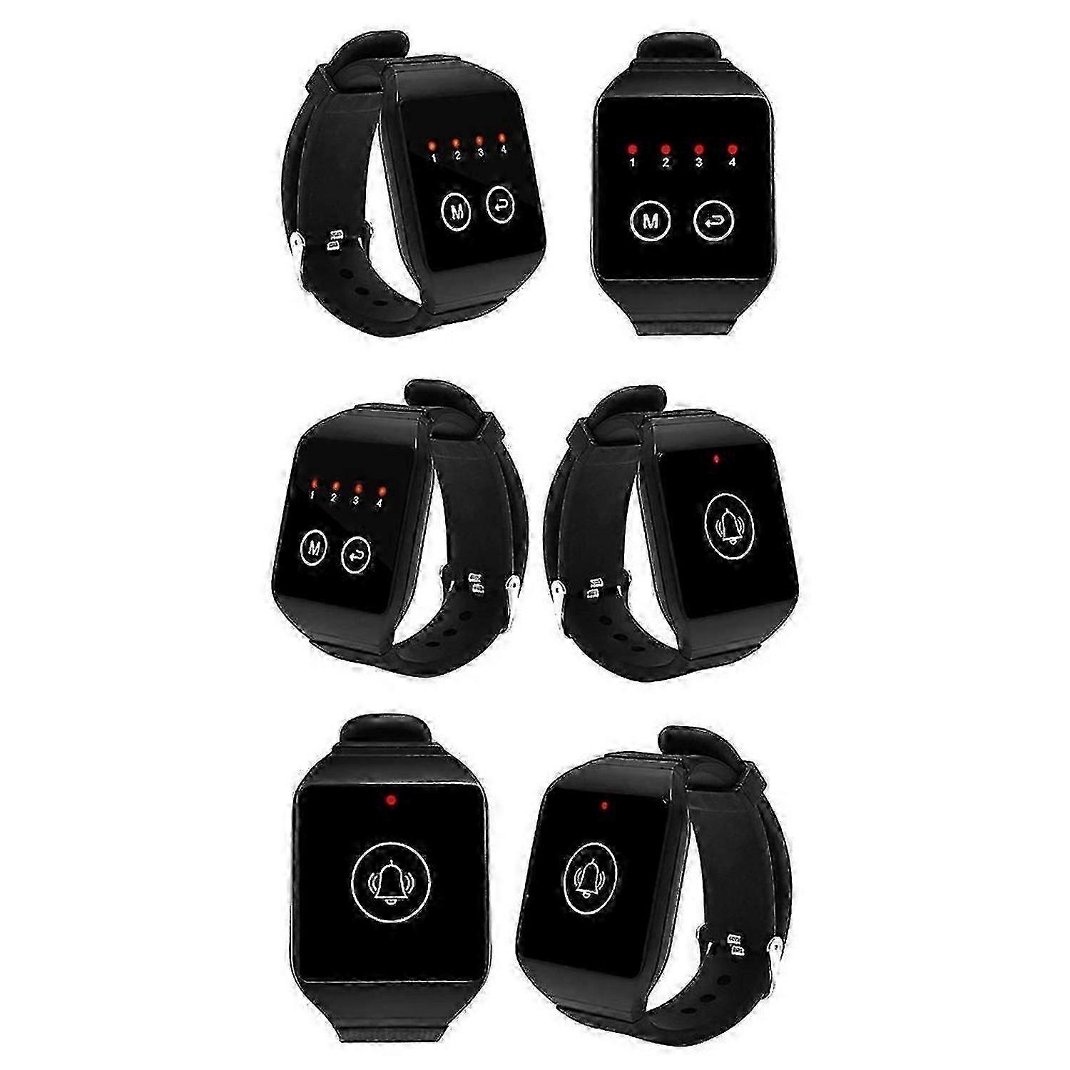 Wireless Watch Receiver Waiter Call Restaurant Pager