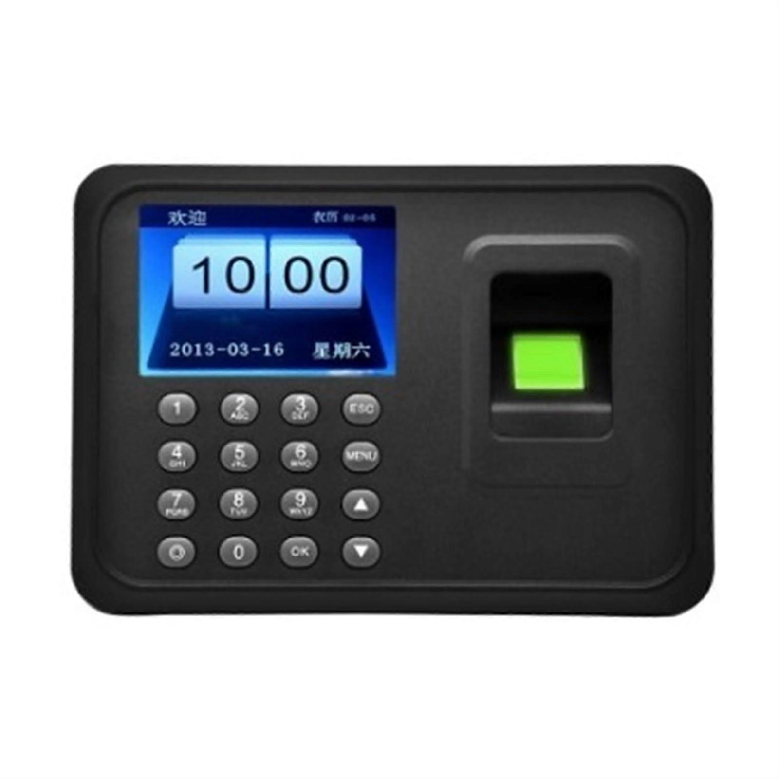 Clocking In Machine Fingerprint Time Attendance, Access Control, Pendulum Punch Card, Multilingual Interface