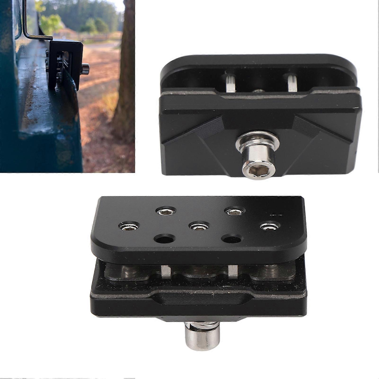 Hood Light Mounting Bracket Aluminum Alloy Anti Slip LED Work Light Pod Mounting Bracket for Truck Pickup SUV Car 