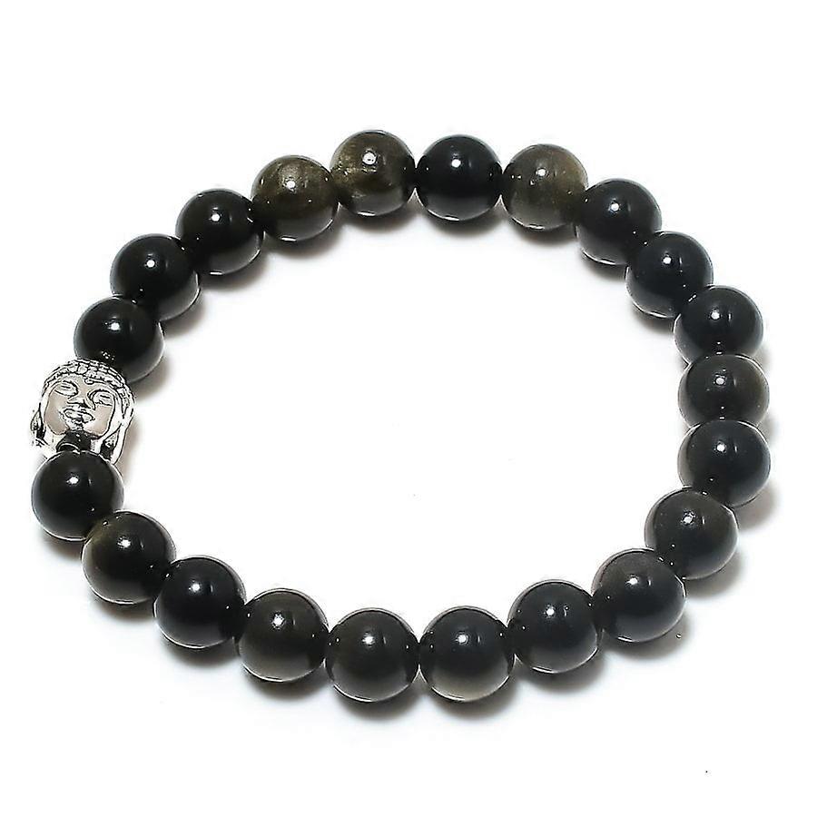 Natural Black Onyx Gemstone Handmade Cuff Adjustable