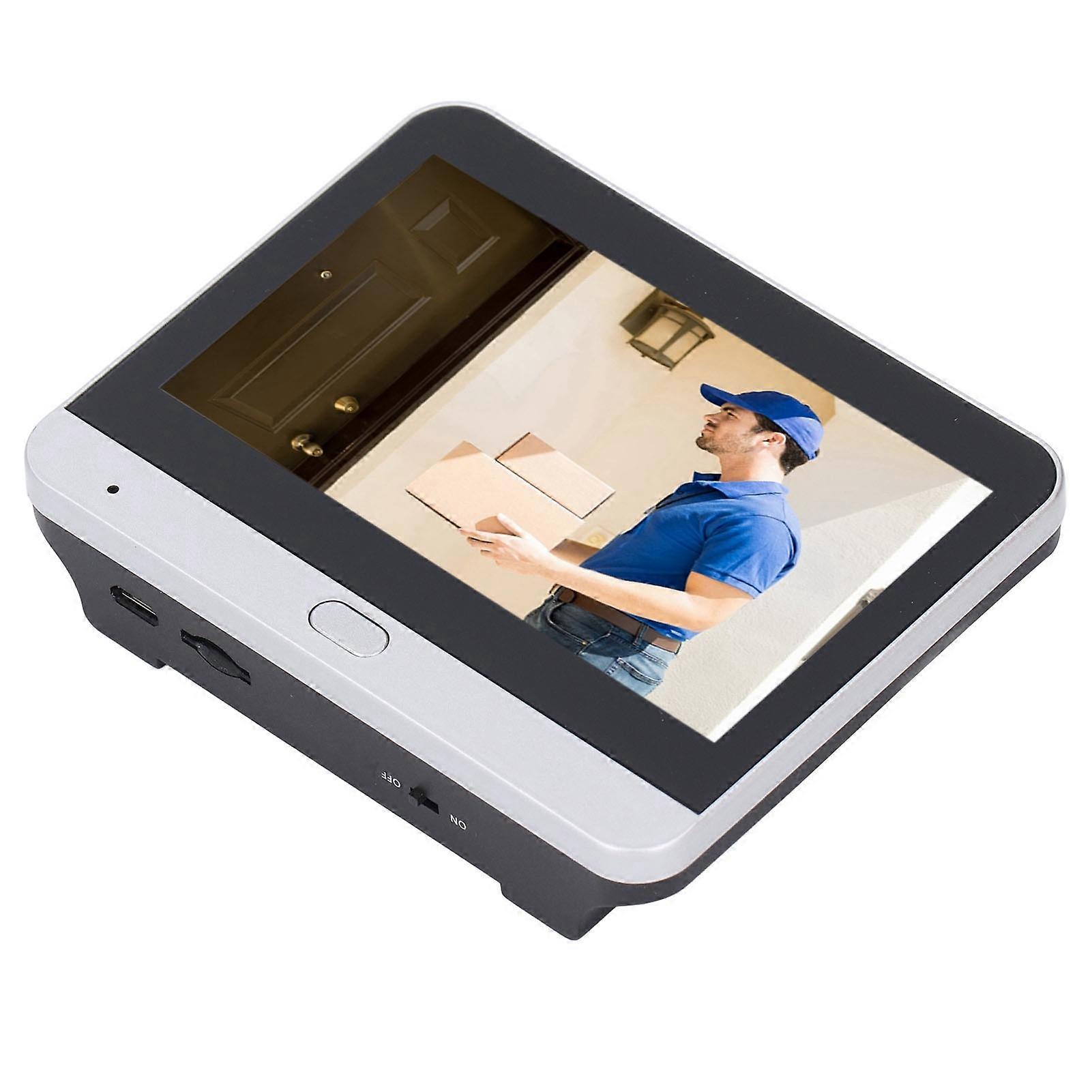 Smart Cat Eye Doorbell 3MP 1080P 5000MAH 170 Deg Viewing Angle PIR Infrared Detection Night Vision Battery Powered