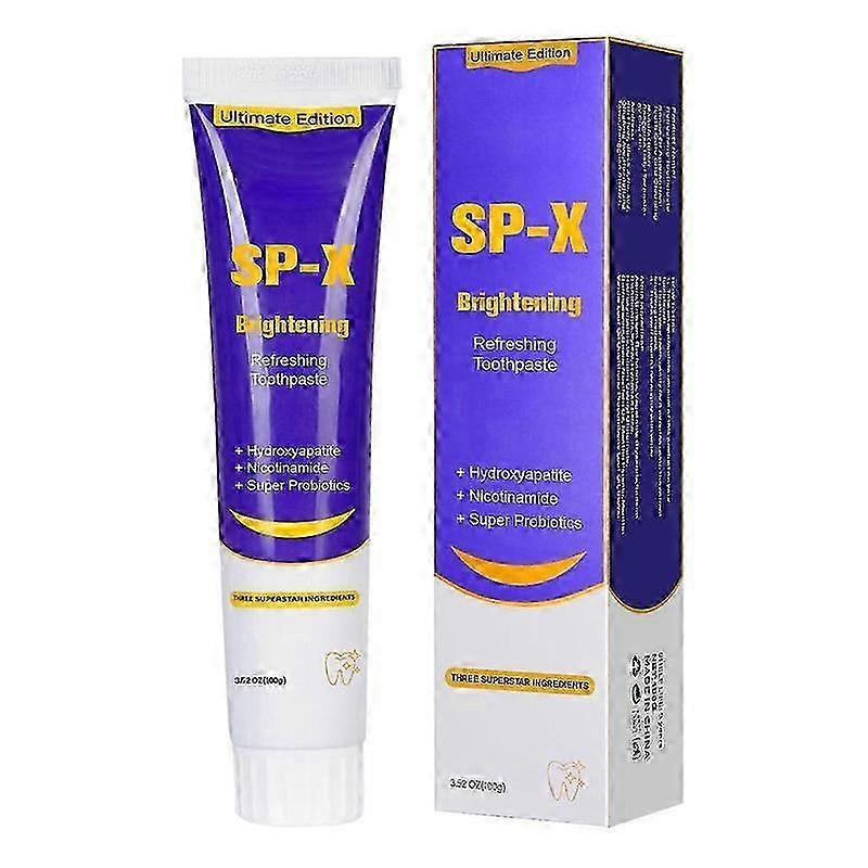 100g Sp-X Whitening Toothpaste SP-X Triple White Toothpastes Prevent Teeth Yellowing Freshen Breath for Home