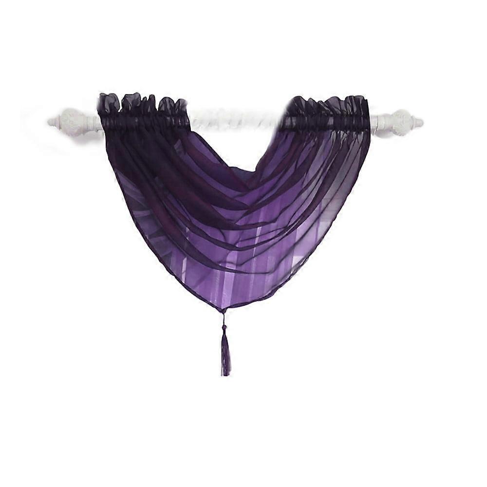 WRXMIJNHGSA Clearance,Voile Curtain Swags All Colours Pelmet Valance Net Curtains Voile Swag