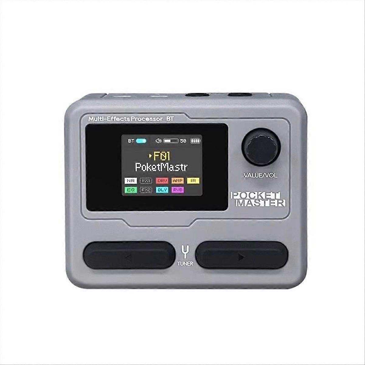 Electric Guitar Amplifier Pocket Master 1.77 LCD Screen Modeling IR Multi-Effect with OTG Looper