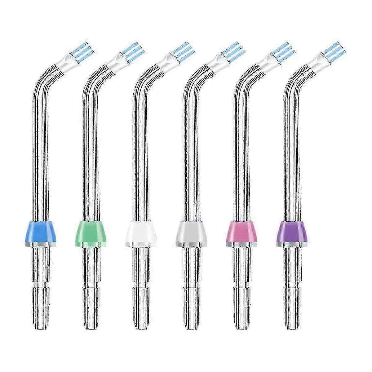 Flosser Replacement Tips for ,Plaque Seeker Replacement Tips Compatible for Water 6 Pack