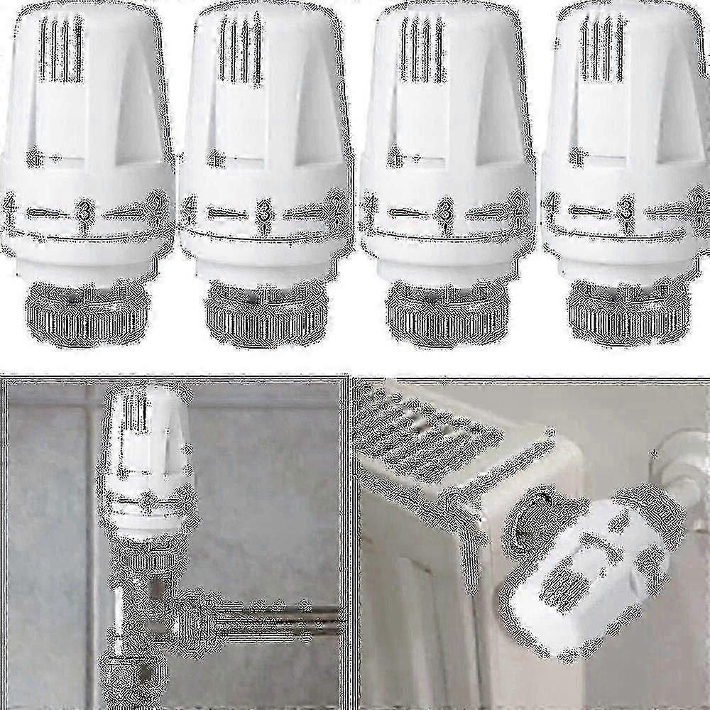 4-Pack TRV Thermostatic Radiator Valve Controller M30x1.5 Heating Edition 1107
