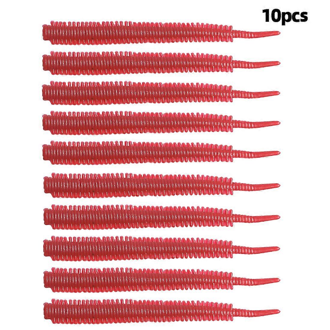 10 bags of road runner lures bionic sea sandworms soft bait to simulate the real lures fishing lures multi-color not easily brok