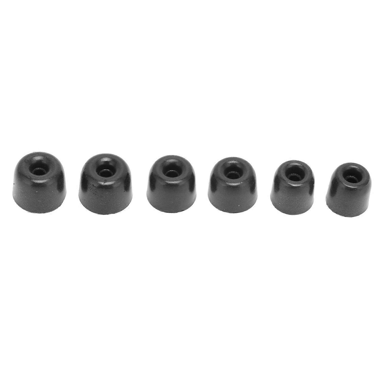 6pcs Memory Foam Ear Tips Comfortable Noise Isolation 4.1mm Inner Diameter Replacement Earplugs for 