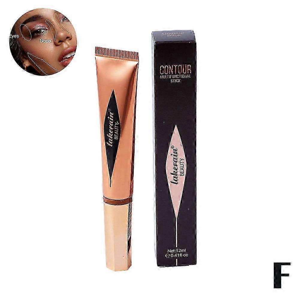 12ml06 Contouring (F)$Contour stick and highlighter beauty stick and bronze highlighter highlight makeup, face brightening and shaping contour stick