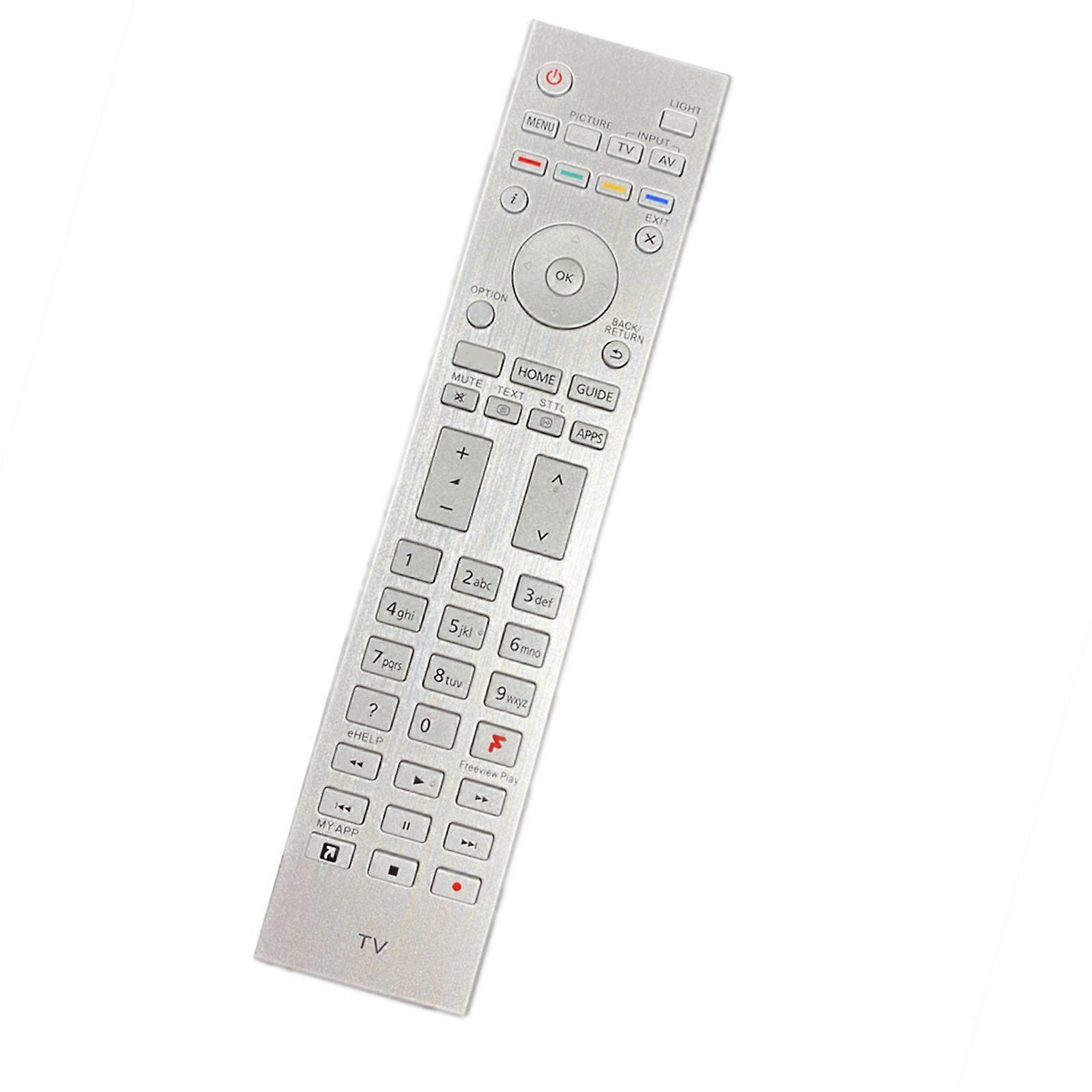 N2QAYA000153 Multiple Compatible Television Remote No Programming Required Direct Operation Long Plastic Construction Multicolor