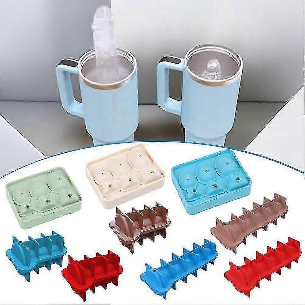 Silikon Isbit Form Morsom Mann Kjønnsformet Isbit For Fest Whisky (bare Blå)