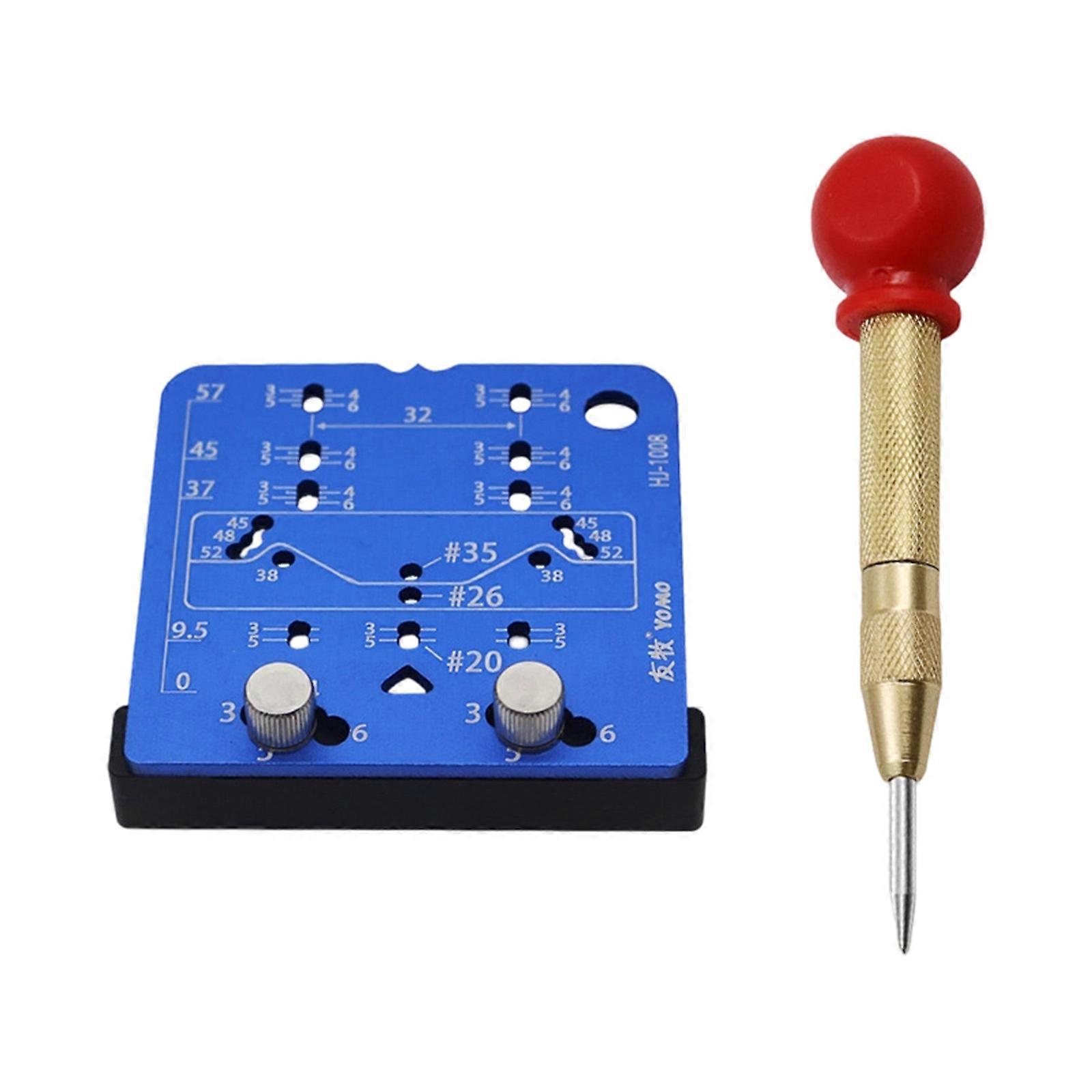 Multifunctional Hinge Installation Systems for Woodworkers Featuring Aluminum Alloy Construction and Compacts Design Multicolor