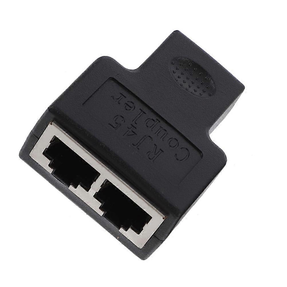 Plastic Ethernet splitter cable adapter RJ45 Ethernet cable splitter adapter