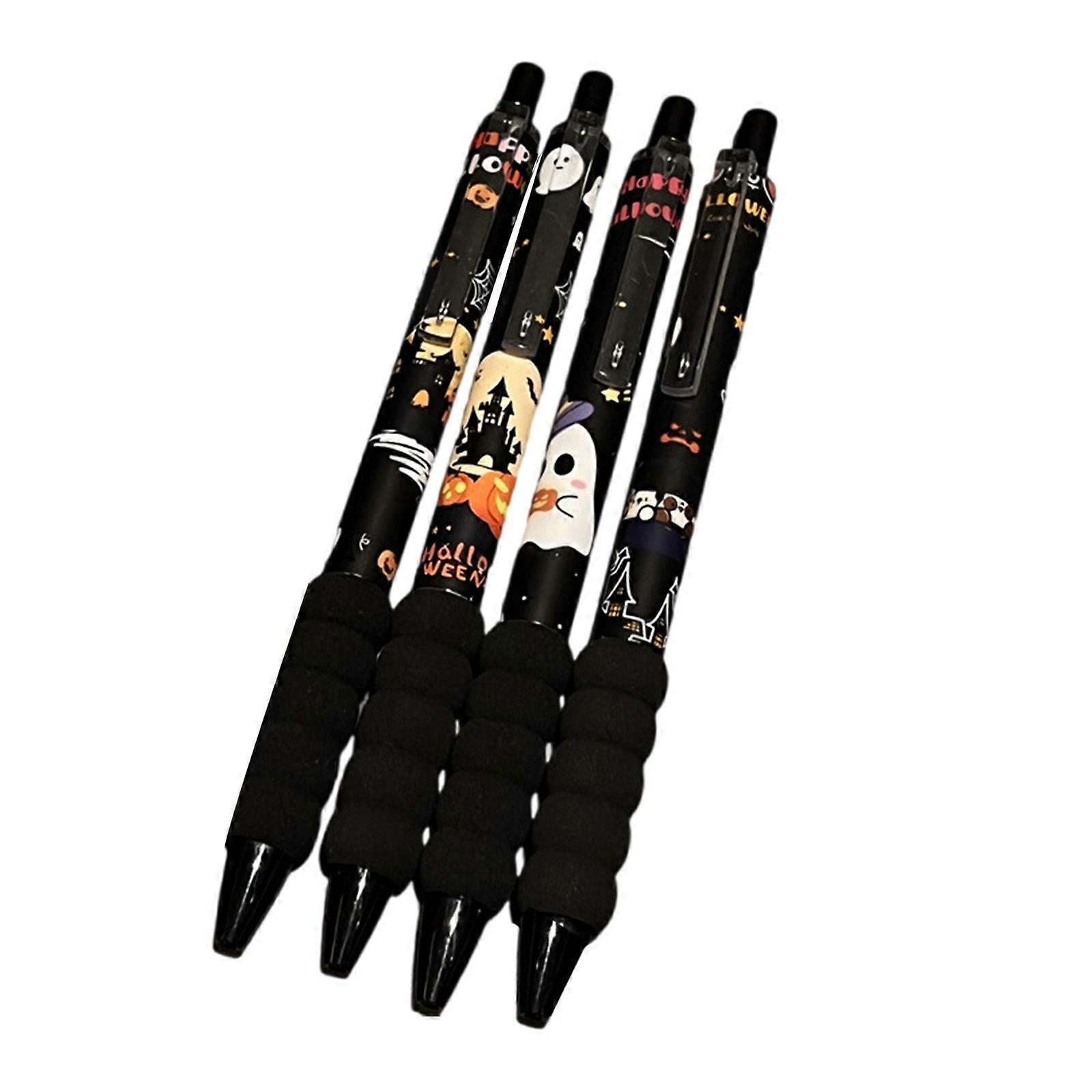 Celebratory Halloween Writing Devices 4pcs Pack Containing Environmental Aware Substance and Multiple Colored Associations Multicolor