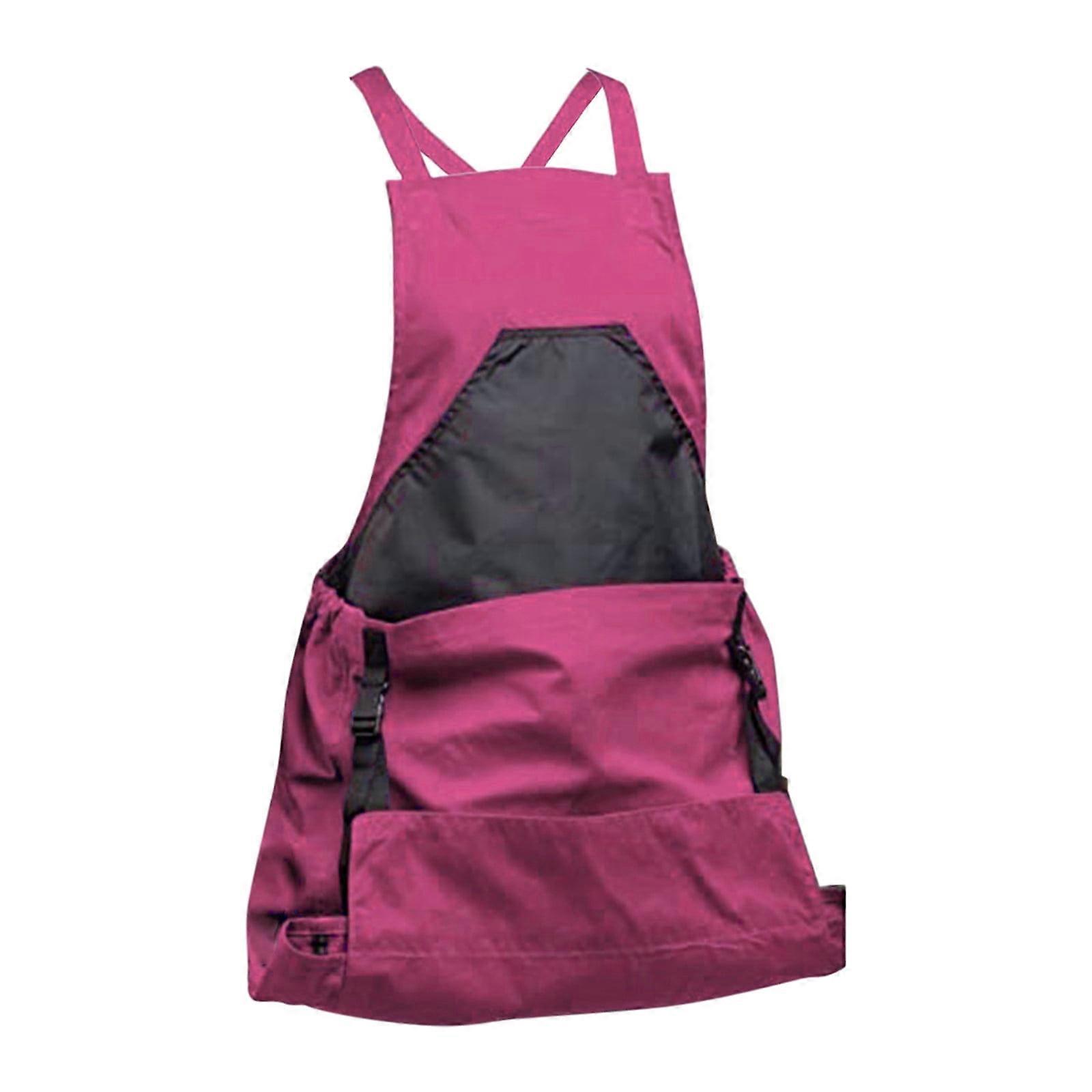 YiFudd Gardening Apron with Pockets, Large Storage Bag, Multi-purpose Backpack Apron for Fruit, Vegetable, Foraging