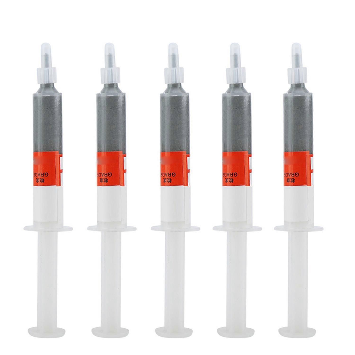 5pc/set Diamond Grinding Polishing Paste Lapping Compound Abrasive Paste Needle Tube W10#1000