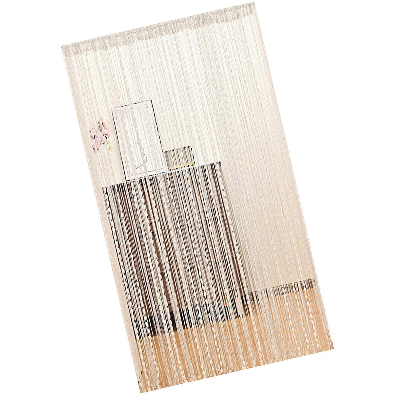 Modern Ball Window Therapy Light Filtering Panel For Apartment Decoration Simple Installation  White