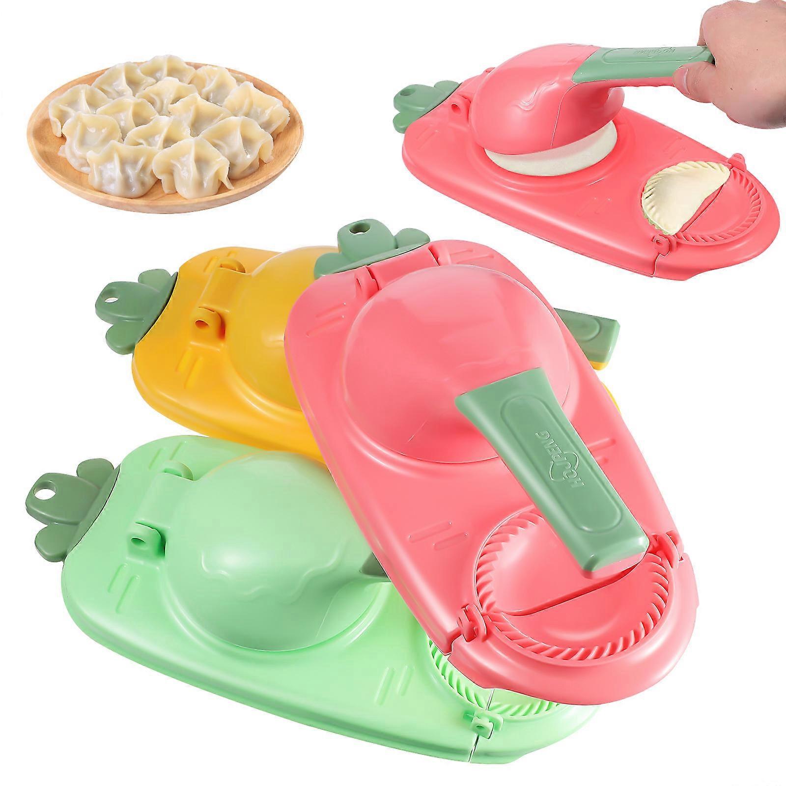 3 Pcs Multifunctional Dumpling Makers 2-in-1 Dough Pressers Dumpling Wrapper Makers Dumpling Moulds