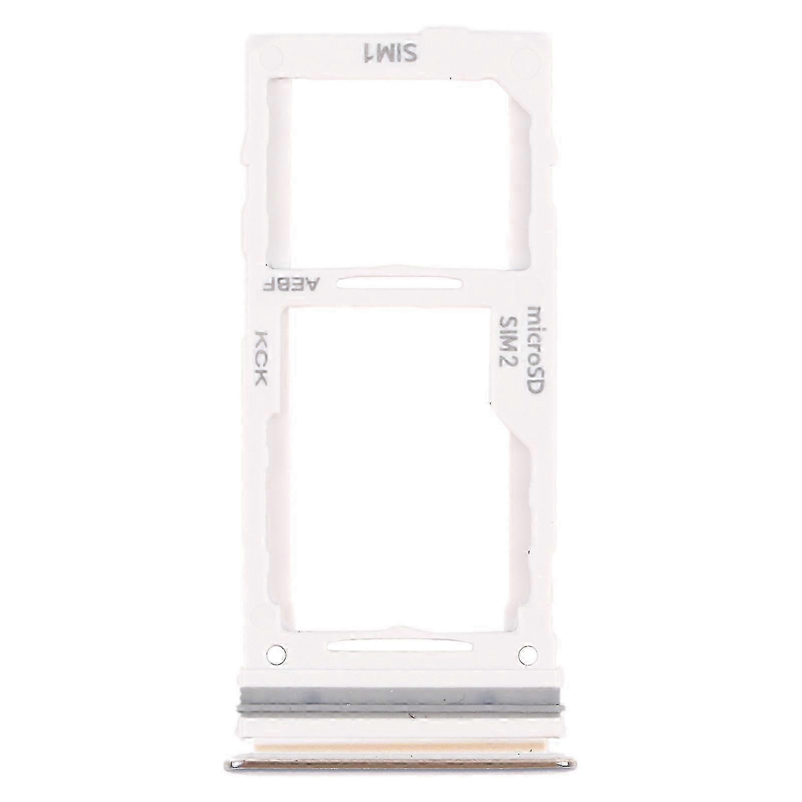 For Samsung Galaxy A52 SM-A525 SIM Card Tray + SIM Card Tray / Micro SD Card Tray