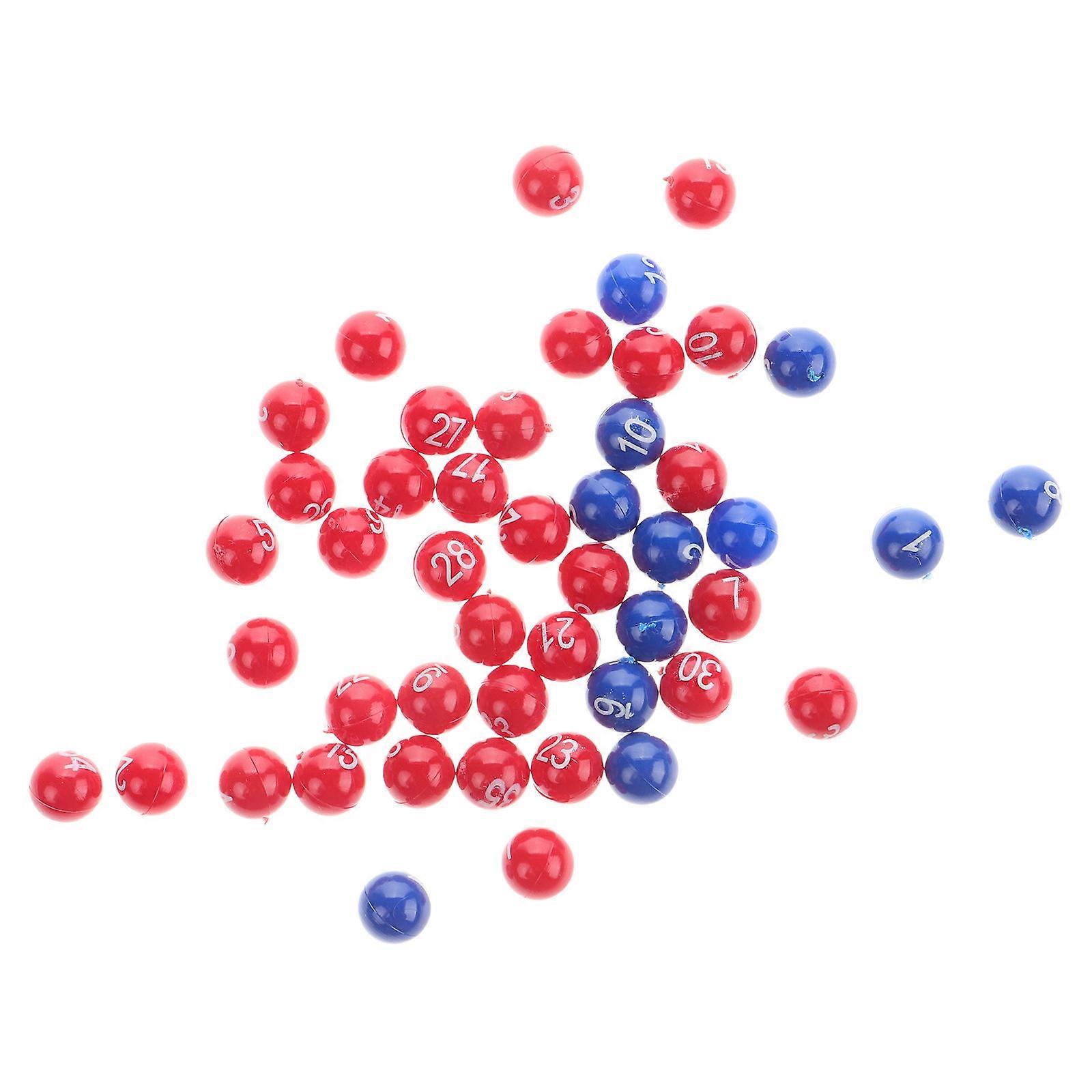 Balls Numbered Balls for Playing Use 1Set Plastic Assorted Color