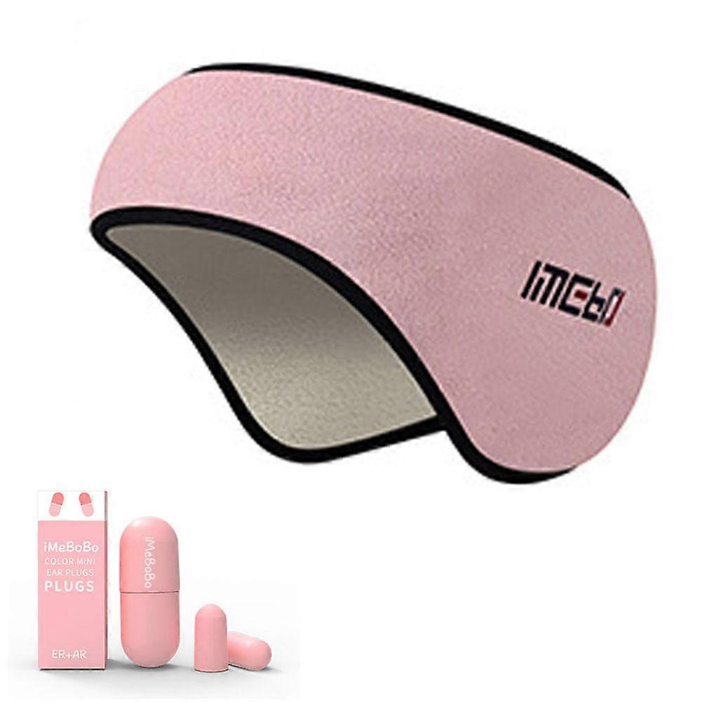 3-Layer Noise Reduction Sleep Mask & Earplug Set with Hyaluronic Acid Fabric for Men and Women