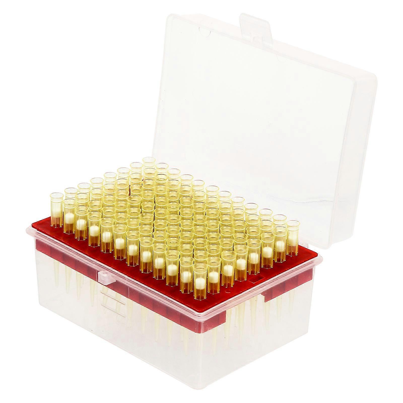 Laboratory Filter Pipette Tips Disposable Plastic Lengthened Pipette Tips 96Pcs