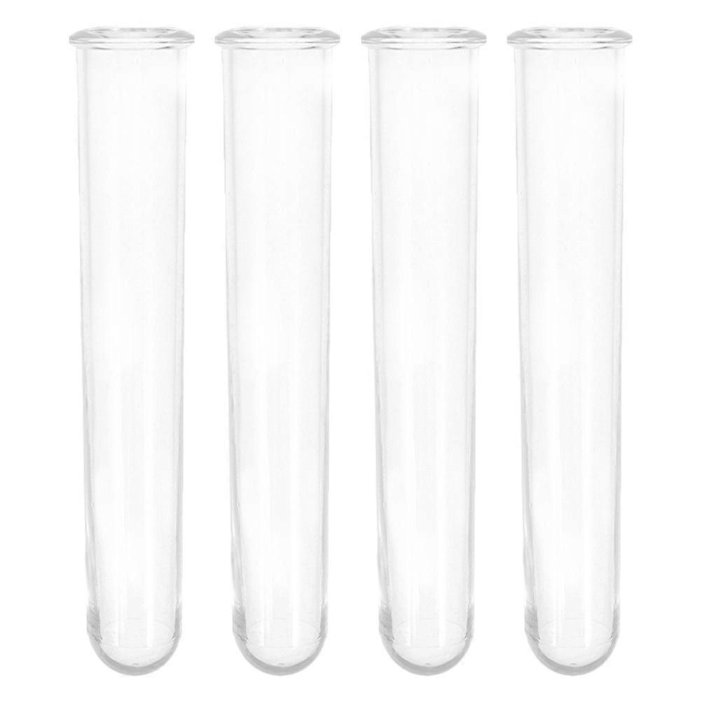 Plastic Test Tubes for Flowers Hydroponic Plant Propagation 4Pcs