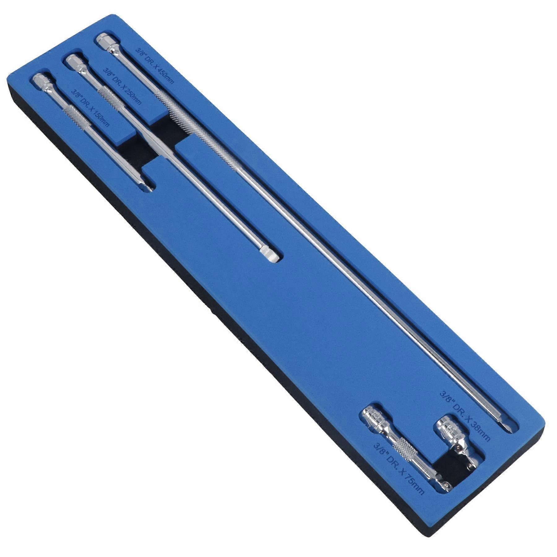 3/8" drive wobble extension bar set 5pc 38mm - 450mm AT616