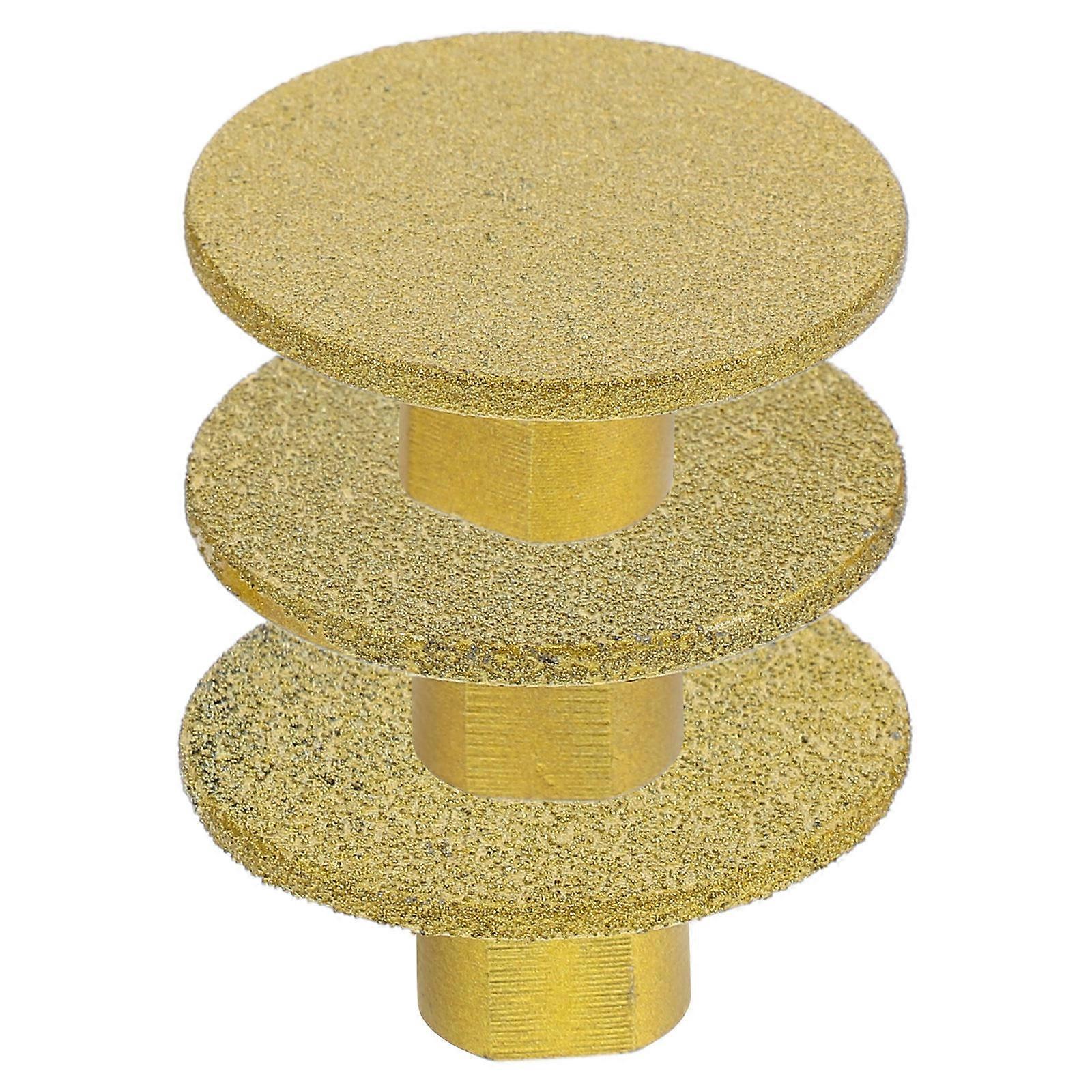 3Pcs Diamond Grinding for Masonry Grinding Use with Emery Material