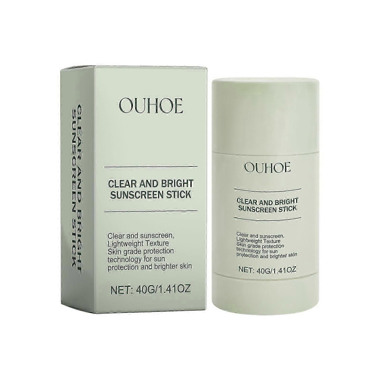 Transparent UV Protection Stick  NonSticky, Moisturizing Sunscreen with Zinc Oxide, Vitamin C  Antioxidants for All Skin Types, Broad Spectrum Sun